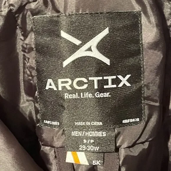 Arctix Men's Eco Friend Corkscrew Bib Overalls black small 32inseam